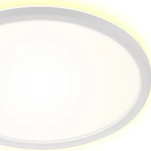 Brilo LED Deckenleuchte Weiß Backlight effect