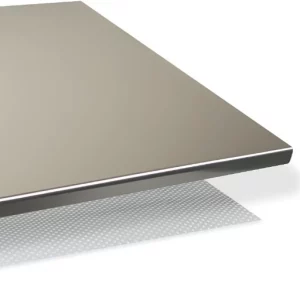 INOXLM Schneidebrett Edelstahl zum Kneten, Edelstahl Arbeitsplatte aus verschiedene Größen, für Küche, Bar, Restaurants, knetbrett edelstahl mit schneidebrett ständer