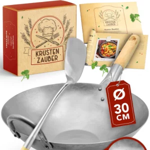 Kochkünste Krustenzauber Carbon Stahl Wokset