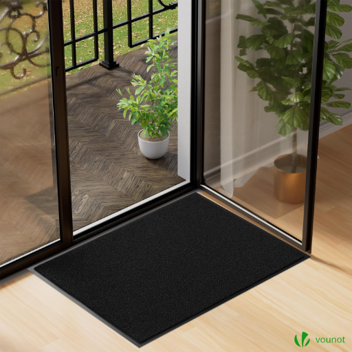 Vounot Türmatte 90x120cm Schwarz