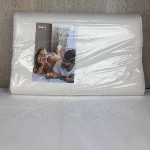 TEMPUR Original Schlafkissen Memory Foam, ergonomisches Nackenstützkissen für Seiten- und Rückenschläfer, Liegefühl fest, M (50 x 31 x 10/7 cm), Weiß