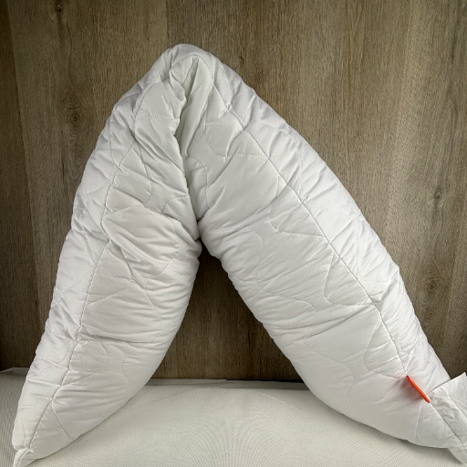 sleepling Seitenschläferkissen 40 x 145 cm, Body Pillow, langes Kissen mit Bezug aus 100?% Softer Mikrofaser, Schlafkissen Seitenschläfer, Füllmengengarantie, 60 Grad waschbar, Ökotex