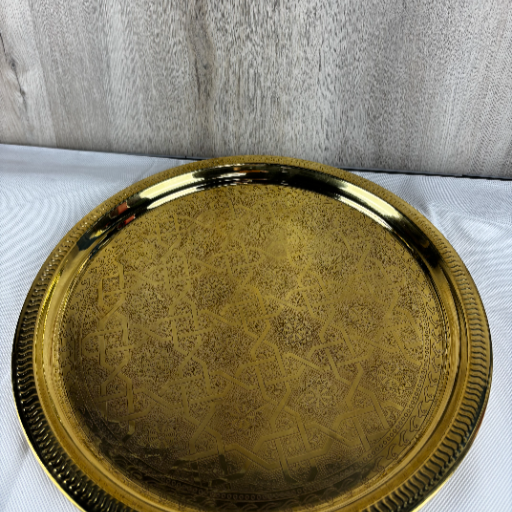 Tablett Gold Rund 38cm