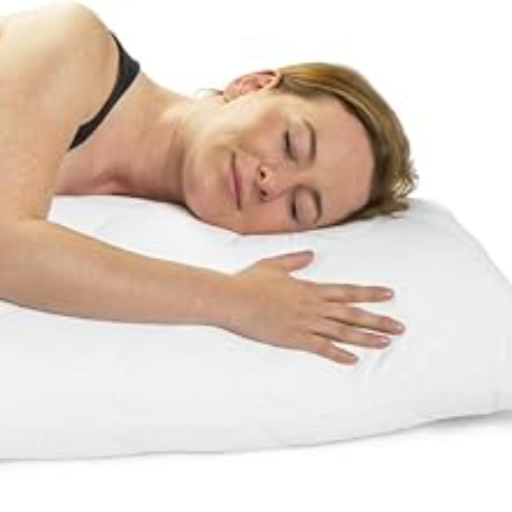 sleepling Seitenschläferkissen 40 x 145 cm, Body Pillow, langes Kissen mit Bezug aus 100?% Softer Mikrofaser, Schlafkissen Seitenschläfer, Füllmengengarantie, 60 Grad waschbar, Ökotex