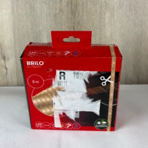 Brilo Outdoor 5m LED Strip mit Fernbedienung und Haken