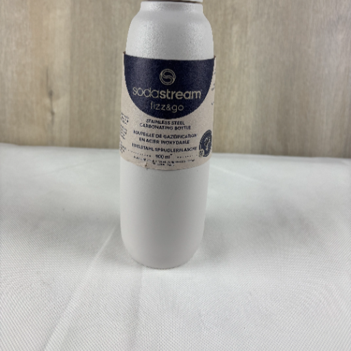 Sodastream Fizz&Go Edelstahl Sprudelflasche 900ml beige