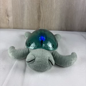 Cloud b Ocean Projektor Nachtlicht mit 2 weißen Geräuschen und 2 Soothing-Sounds, wiederaufladbar, verstellbare Einstellungen und automatische Abschaltung, Cry Sensor, Eco Tranquil Turtle  Grün