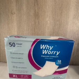 Why Worry Inkontinenzunterlagen 50er Pack 60x90cm