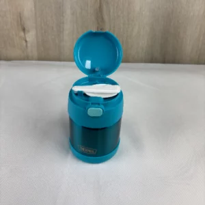 THERMOS kids FUNTAINER FOOD JAR 0,30l, ocean teal, Thermobehälter für Essen mit Löffel für Kinder, 5 h heiß / 7 h kalt, absolut dicht für Suppe, Müsli, Pause