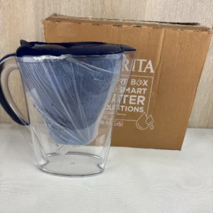 BRITA Wasserfilter Kanne Marella XL blau (3,5l) inkl. 1x MAXTRA PRO All-in-1 Kartusche  Wasser Filter zur Reduzierung von Kalk, Chlor, Blei, Kupfer & geschmacksstörenden Stoffen im Wasser