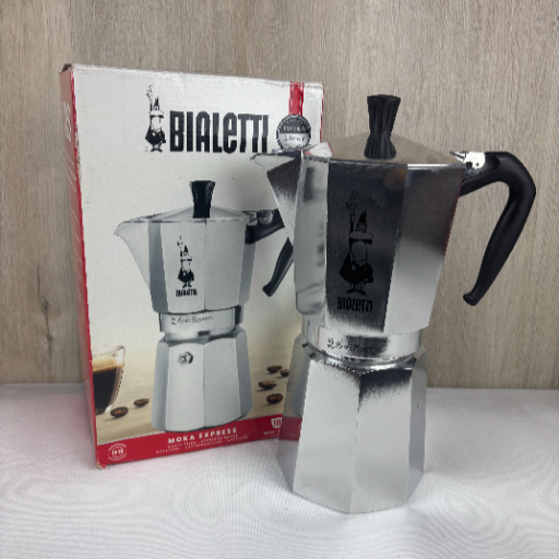 Bialetti - Moka Express: Ikonische Espressomaschine für die Herdplatte, macht echten Italienischen Kaffee, Moka-Kanne 18 Tassen (800 ml), Aluminium, Silber, nicht für Induktionsherde geeignet