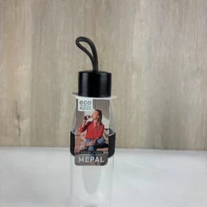 Mepal - Wasserflasche Ellipse - Wiederverwendbare Trinkflasche - Auslaufsichere - Geeignet für kohlensäurehaltige Getränke - BPA-frei - 500 ml - Nordic black