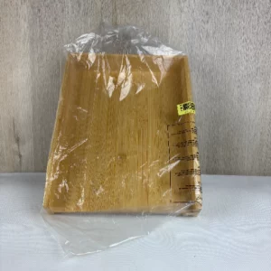 Relaxdays Briefablage Bambus, Schreibtischablage für A4 Papier, Dokumente, Unterlagen, HxBxT: 6 x 25 x 33 cm, natur, Braun