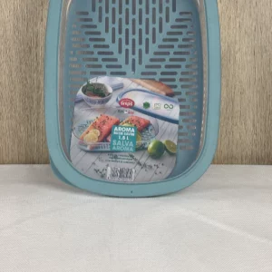 Snips, Aromabox, mealprepbox, Frischhaltedosen mit Deckel 1,5 L | Herausnehmbarer Gittereinsatz | Hermetischer Verschluss | 28,5 x 20,5 x 4,5 cm | Hergestellt in Italien