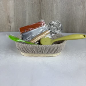 Gärkörbchen, Gärset für Brot Rattan 25 cm oval, tolles Geschenk für Anfänger, erfahrener Bäcker