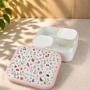 Mepal - Brotdose Groß Campus Little Dutch - Bento Lunchbox für Kinder - Inklusive 2 auslaufsicheren Bento Fächern - Bento-Fach ist mikrowellengeeignet - 2x 200 + 1250 ml - Fairy Wonders