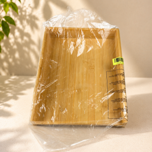 Relaxdays Briefablage Bambus, Schreibtischablage für A4 Papier, Dokumente, Unterlagen, HxBxT: 6 x 25 x 33 cm, natur, Braun