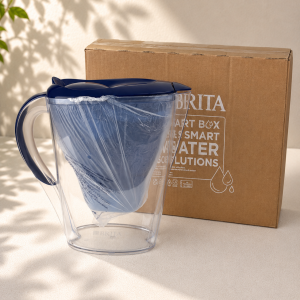 BRITA Wasserfilter Kanne Marella XL blau (3,5l) inkl. 1x MAXTRA PRO All-in-1 Kartusche Wasser Filter zur Reduzierung von Kalk, Chlor, Blei, Kupfer & geschmacksstörenden Stoffen im Wasser
