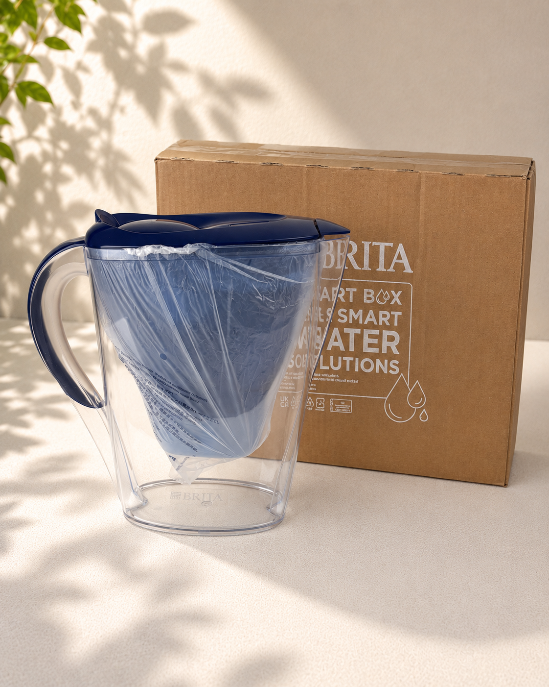 BRITA Wasserfilter Kanne Marella XL blau (3,5l) inkl. 1x MAXTRA PRO All-in-1 Kartusche Wasser Filter zur Reduzierung von Kalk, Chlor, Blei, Kupfer & geschmacksstörenden Stoffen im Wasser