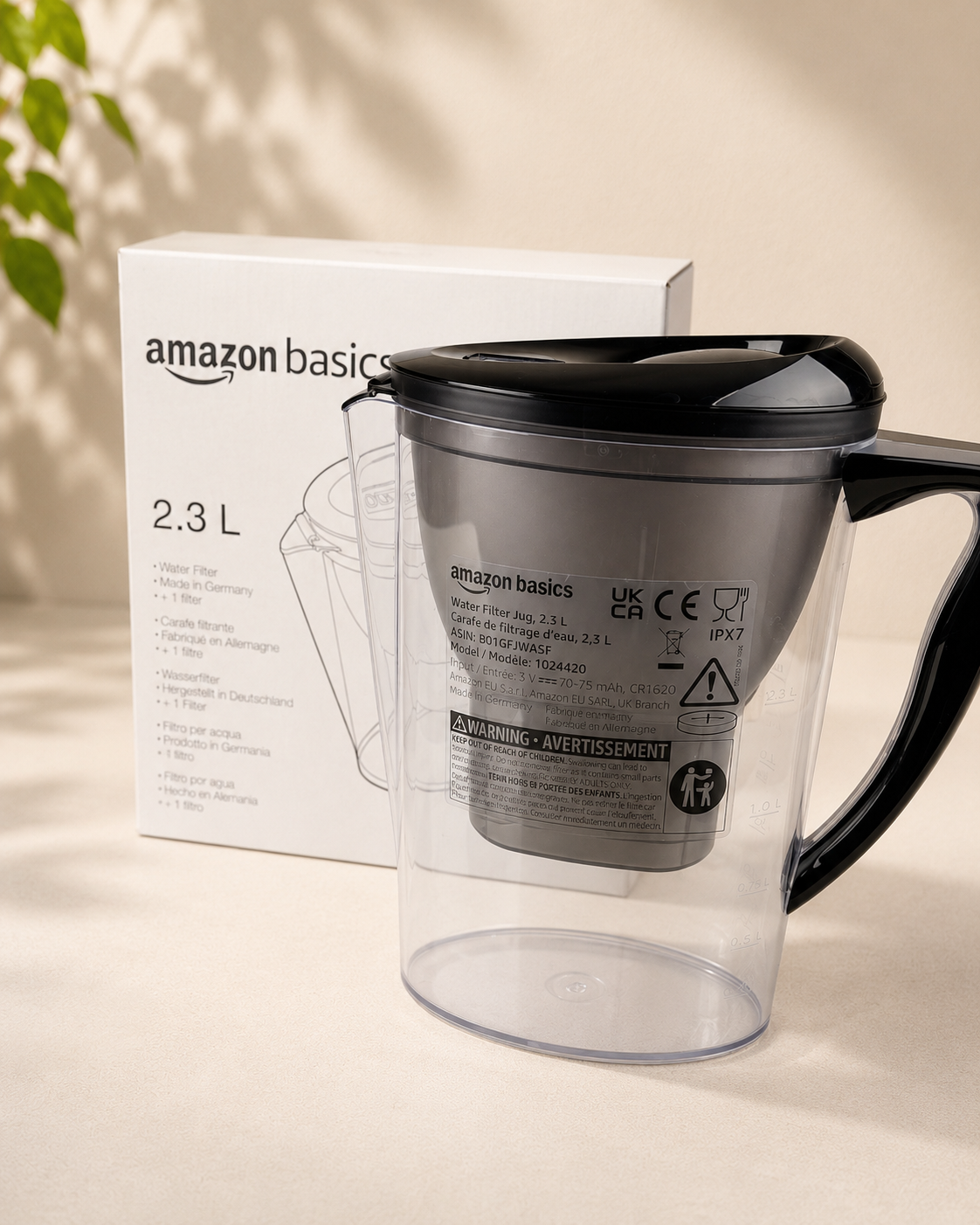 Amazon Basics 2,3L Wasserfilter