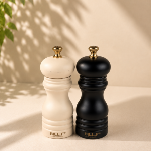 Bill.F Salz&Pfeffermühle, beige/schwarz